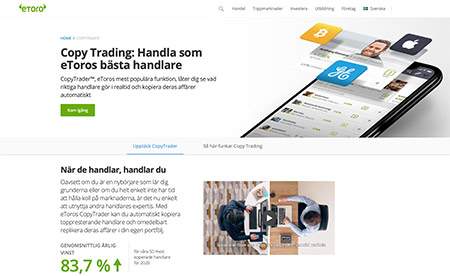 eToro CopyTrader: Trade like the best