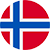 Round version of Norways flag