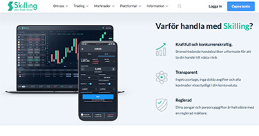 cTrader hos Skilling